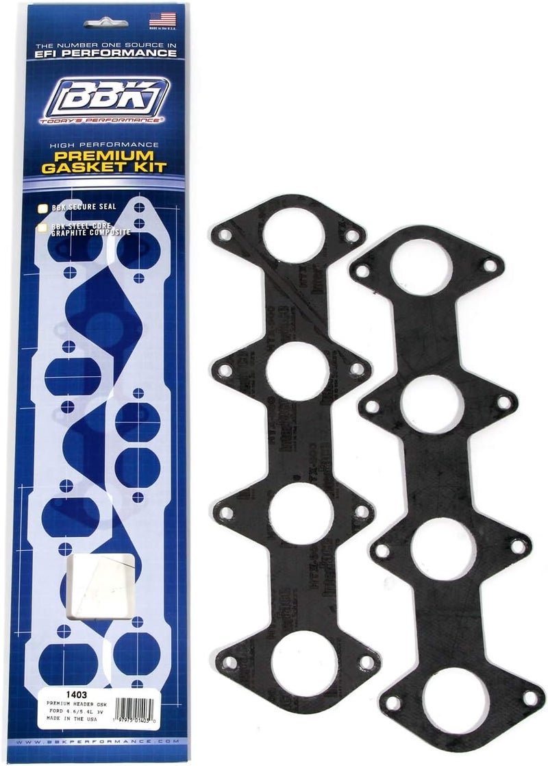 BBK Performance BBK 1403 Premium Exhaust Header Gaskets Set for Ford 4.6L, 5.4L - 3 Valve - Image 1